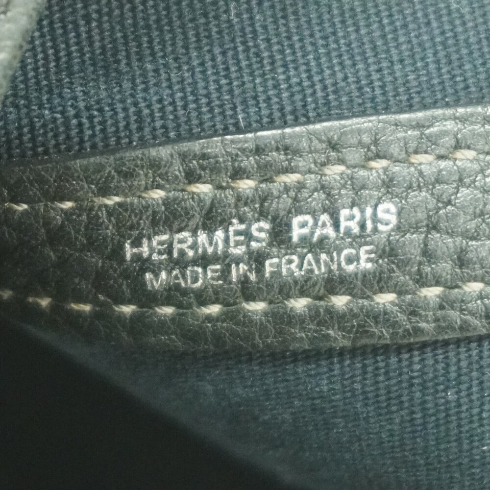 Hermes Garden PM Tote Bag, Toile Officier, Black, ‚ñ°O stamp, Women's - Picture 5 of 12